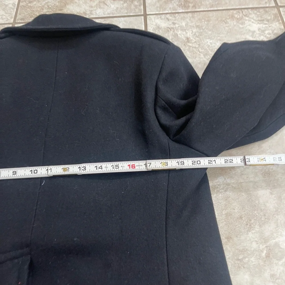 DSCP Quarterdeck Collection US Navy women's Wool Peacoat Black Size‎ 16short